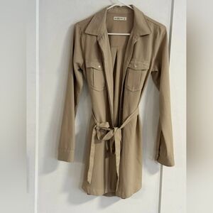 Abercrombie & Fitch Light Brown Trench Coat